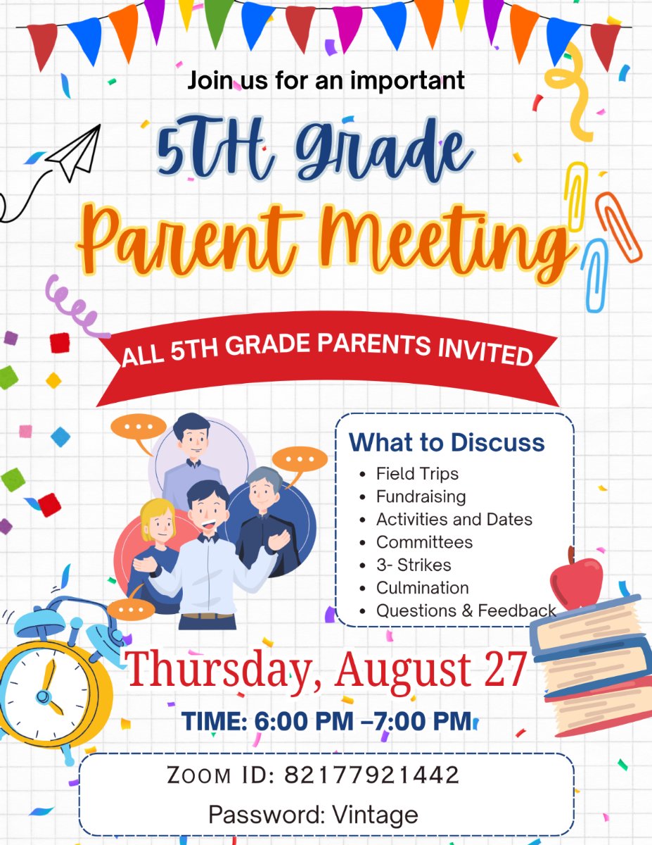 5th grade meeting